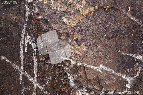 Image of Red stone structure