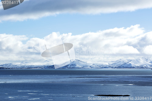 Image of Impressive winter mountain landscape