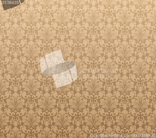 Image of Damask seamless vector pattern