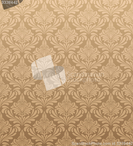 Image of Damask seamless vector pattern