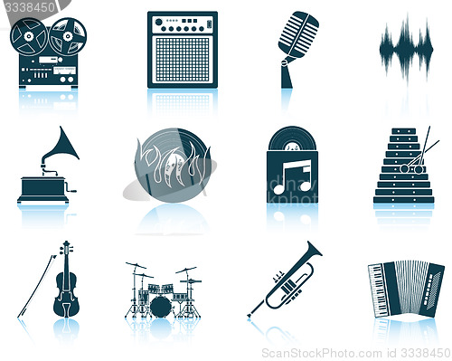 Image of Set of musical icons