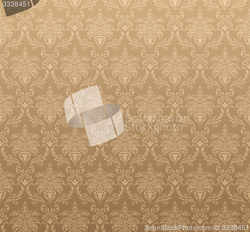 Image of Damask seamless vector pattern
