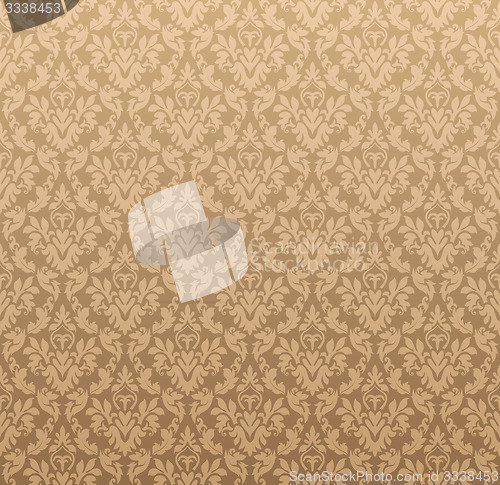 Image of Damask seamless vector pattern