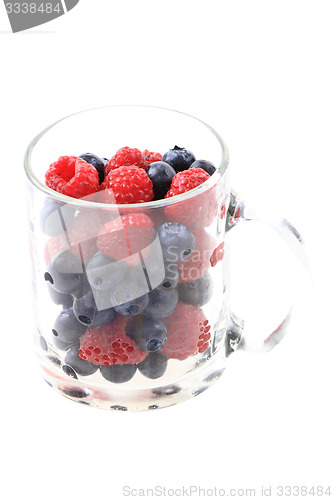 Image of blueberries ad raspberries