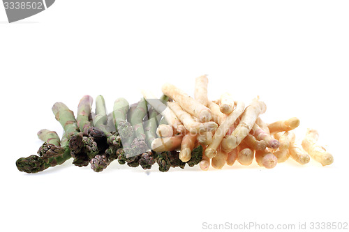 Image of green white asparagus