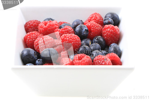 Image of blueberries ad raspberries