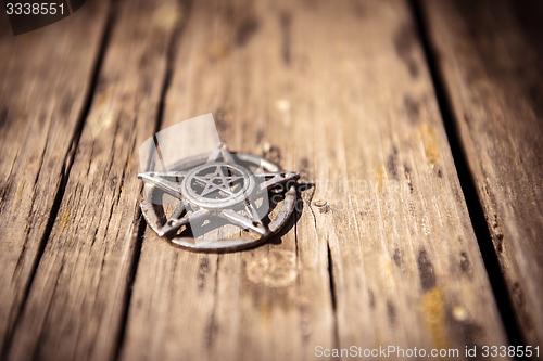 Image of Pentagram closeup photo