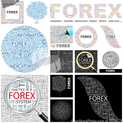 Image of Forex. Concept illustration.