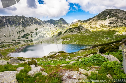Image of Mountain lake Bucura, in Retezat, Romania, Europe