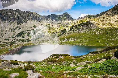 Image of Mountain lake Bucura, in Retezat, Romania, Europe