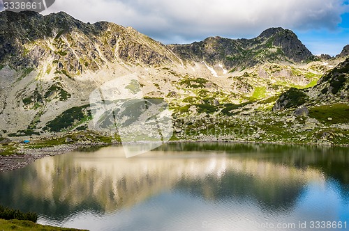 Image of Mountain lake Bucura, in Retezat, Romania, Europe