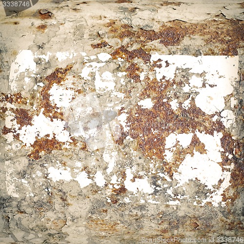 Image of Rusty metal plate