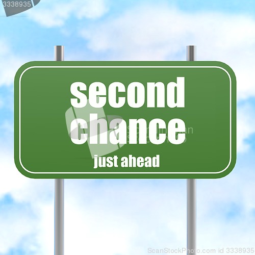 Image of Second chance road sign