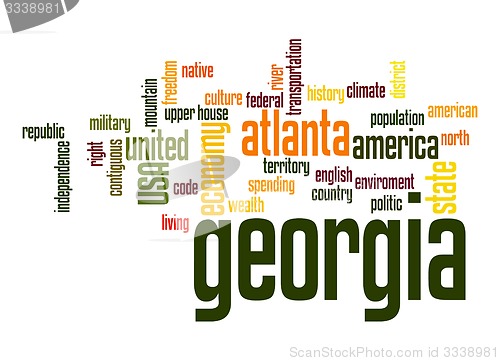 Image of Georgia word cloud