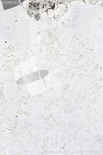 Image of Grungy White Concrete Wall Background