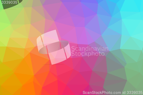 Image of abstract low poly background