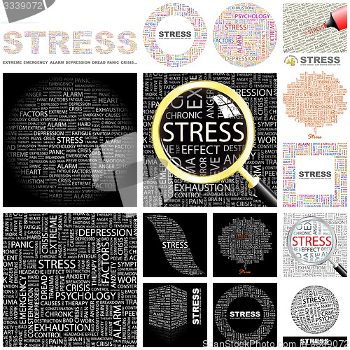 Image of Stress. Concept illustration.