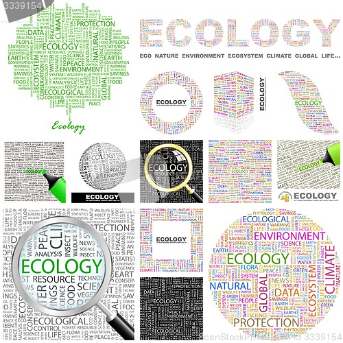 Image of Ecology. Concept illustration.