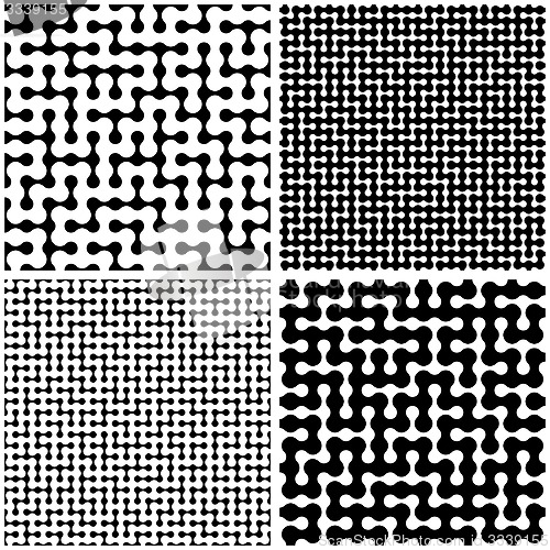 Image of Maze. Seamless pattern.