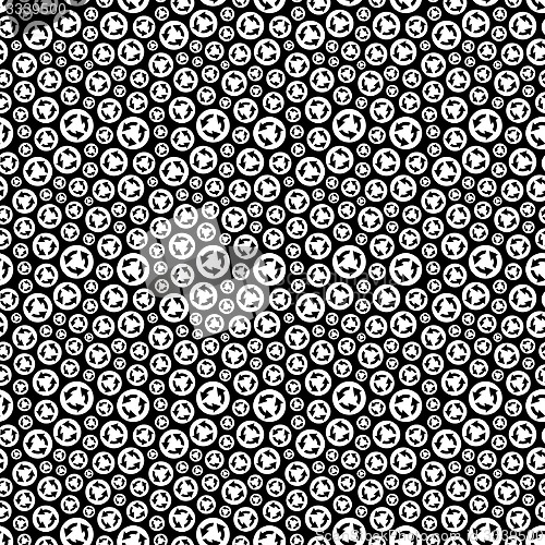 Image of Recycle. Seamless pattern.