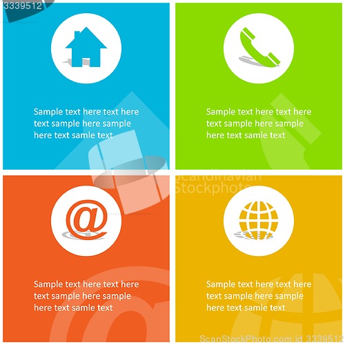 Image of Home, phone, internet and email.