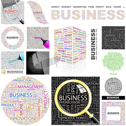 Image of Business. Concept illustration.