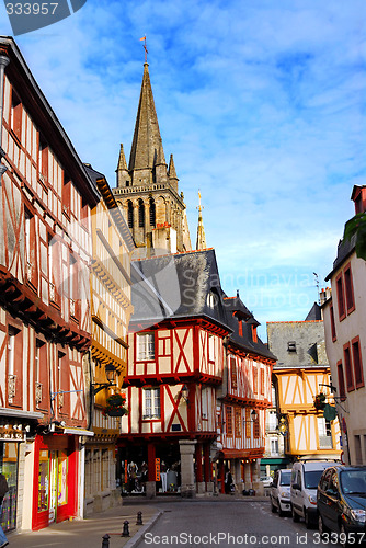 Image of Medieval Vannes, France.