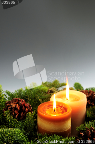 Image of Christmas candles