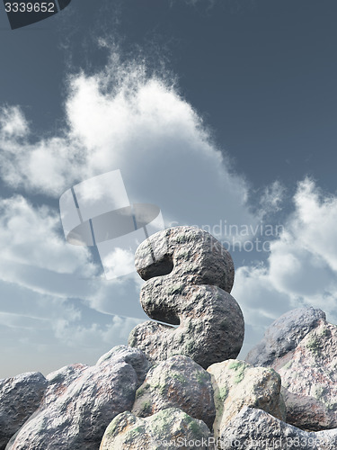 Image of number three rock