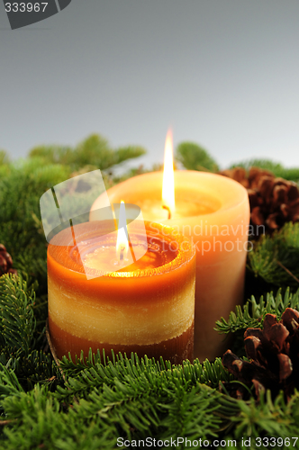 Image of Christmas candles