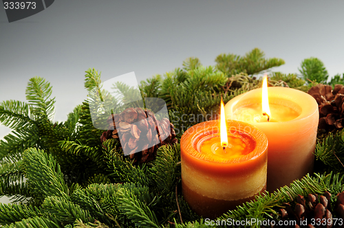 Image of Christmas candles