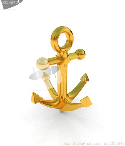 Image of Gold anchor