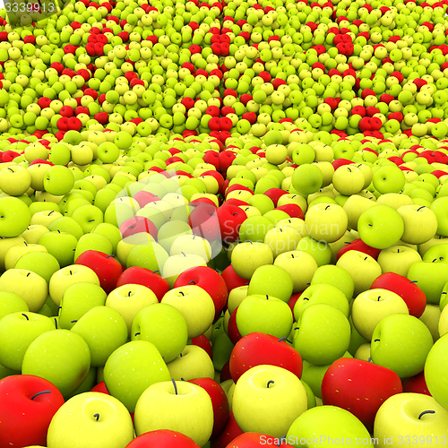 Image of apples background