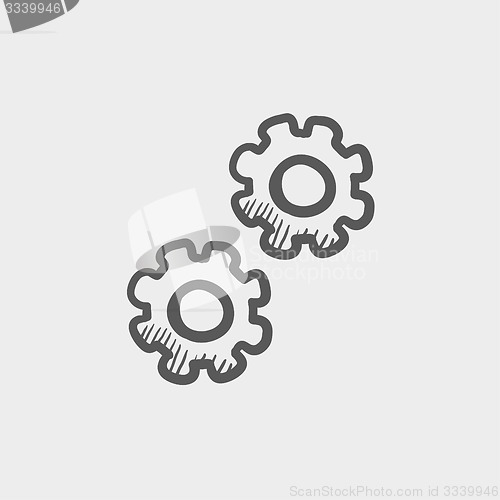 Image of Gears sketch icon