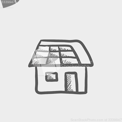 Image of House sketch icon