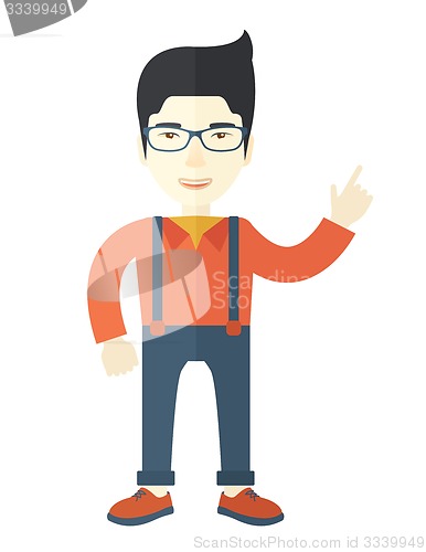 Image of Proud asian businessman.