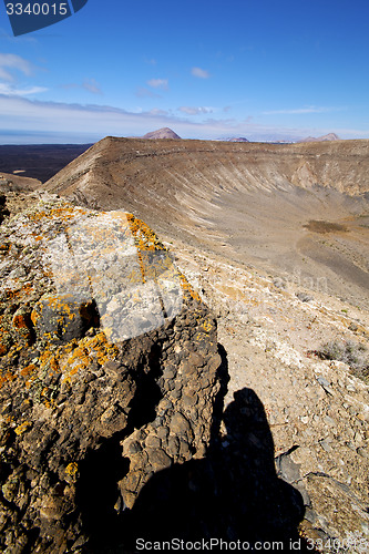 Image of timanfaya  in los volcanes volcanic r 