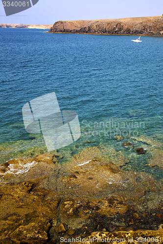 Image of coast    spain musk pond  water yacht  summer 