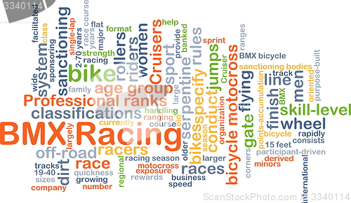 Image of BMX racing background concept