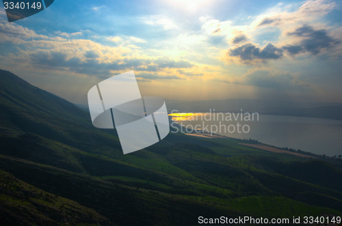 Image of Israeli landscape near Kineret lake