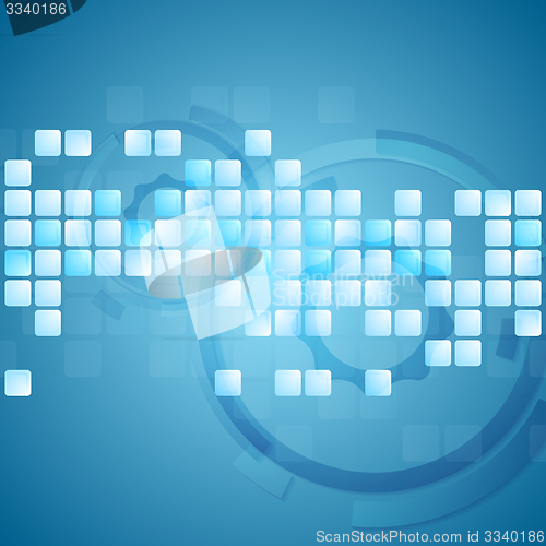 Image of Tech abstract vector background