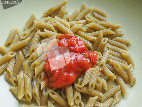Image of Penne pasta with tomato
