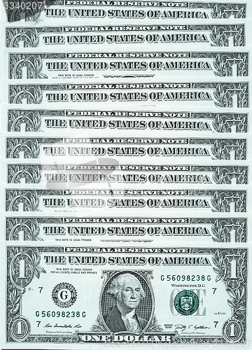 Image of Dollar notes 1 Dollar