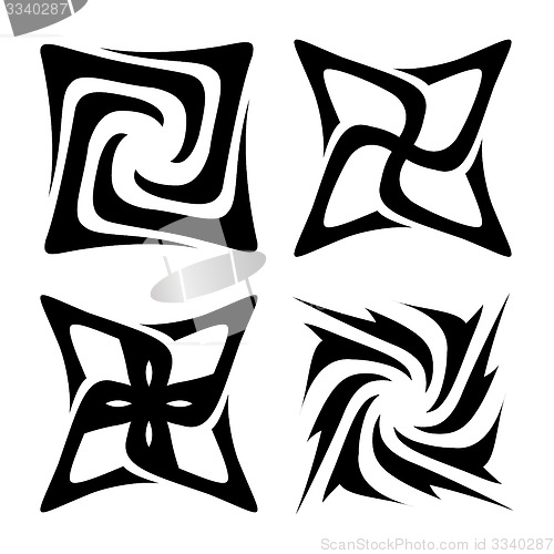 Image of Collection of different graphic elements for design. 