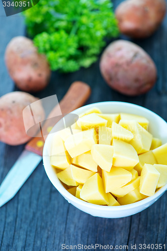 Image of raw potato