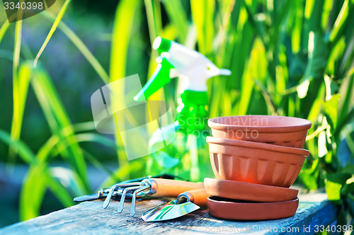 Image of garden tools