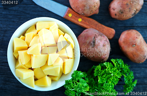 Image of raw potato