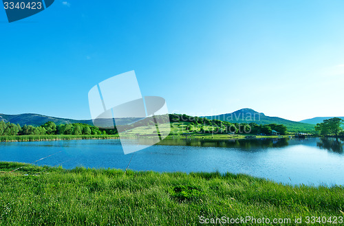 Image of lake and sky