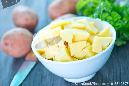 Image of raw potato