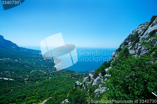 Image of mountain and sky